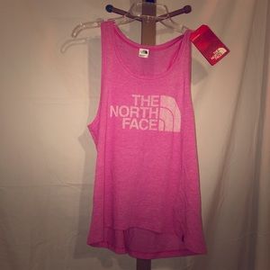 NWT North Face Medium Pink Logo Tank Top Shirt